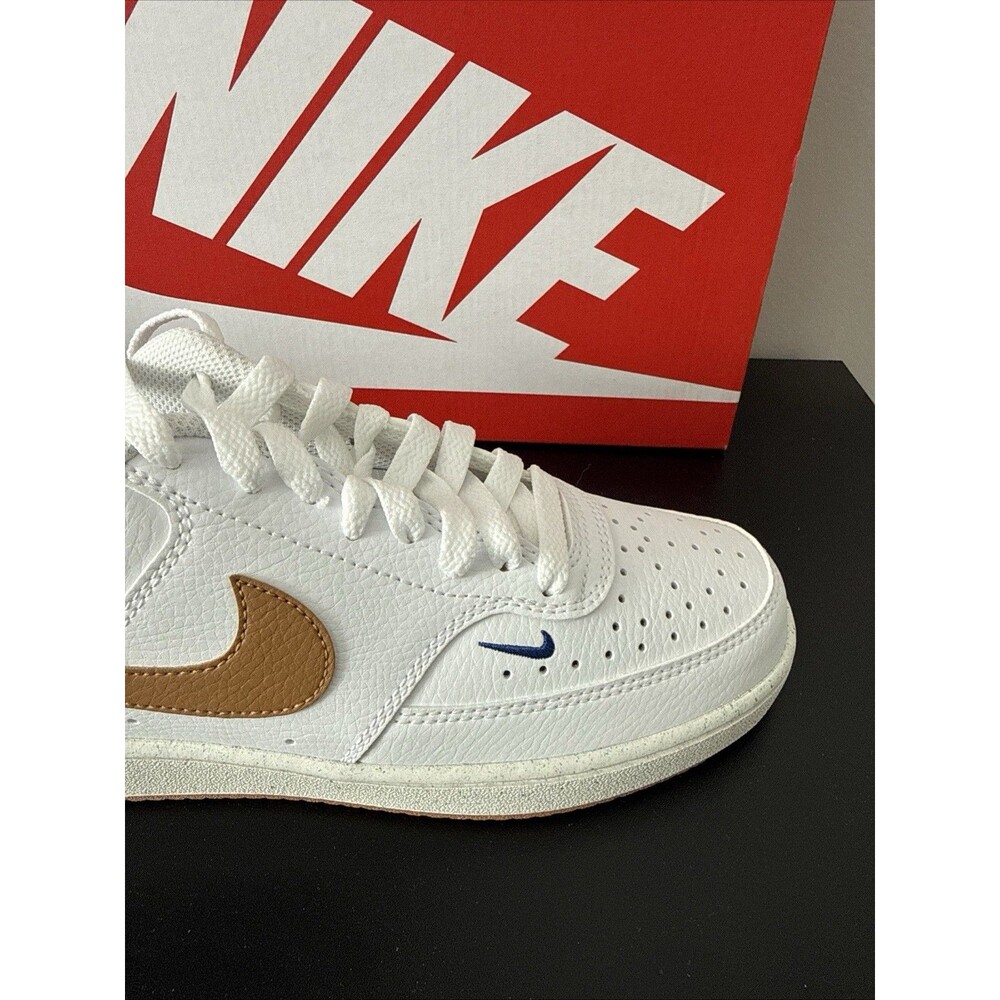 Nike Court Vision Low White Brown FV9952-102 Women's Sizes 10.5 - Picture 7 of 8